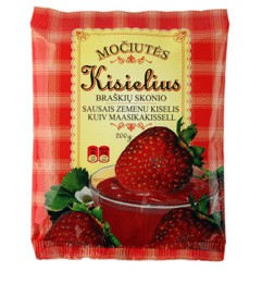 MOČIUTĖS кисель со вкусом клубники, 200 г