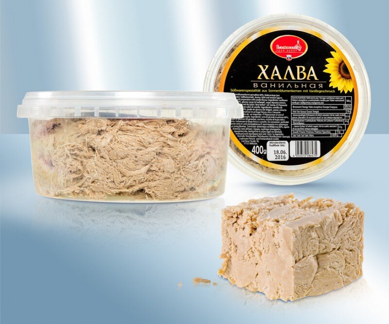 Dulce ruso. Jalva (turron) de semillas de girasol, 400 g