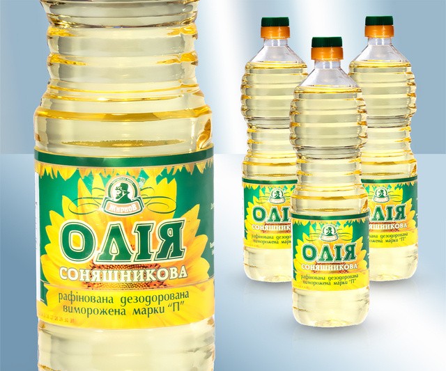 Олія соняшникова рафінована, 1000мл