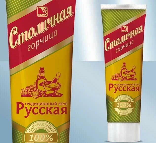 Гірчиця "Столична", у тубі, 100 г
