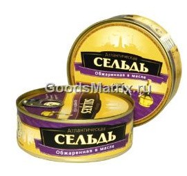 СЕЛІДКА ОБСМАЖЕНА В МАСЛІ 230 Г