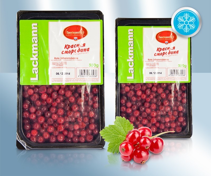 Красная смородина, замороженная, премиум 350 г