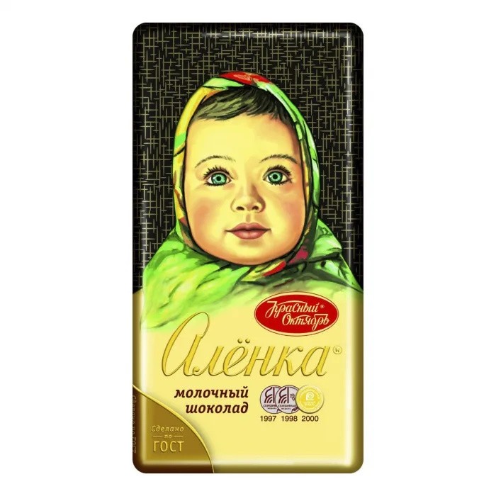 Шоколад молочный Аленка, Красный Октябрь 90г
