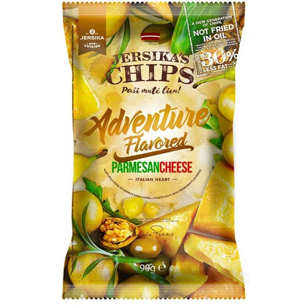Batatas fritas com parmesão, 90 g