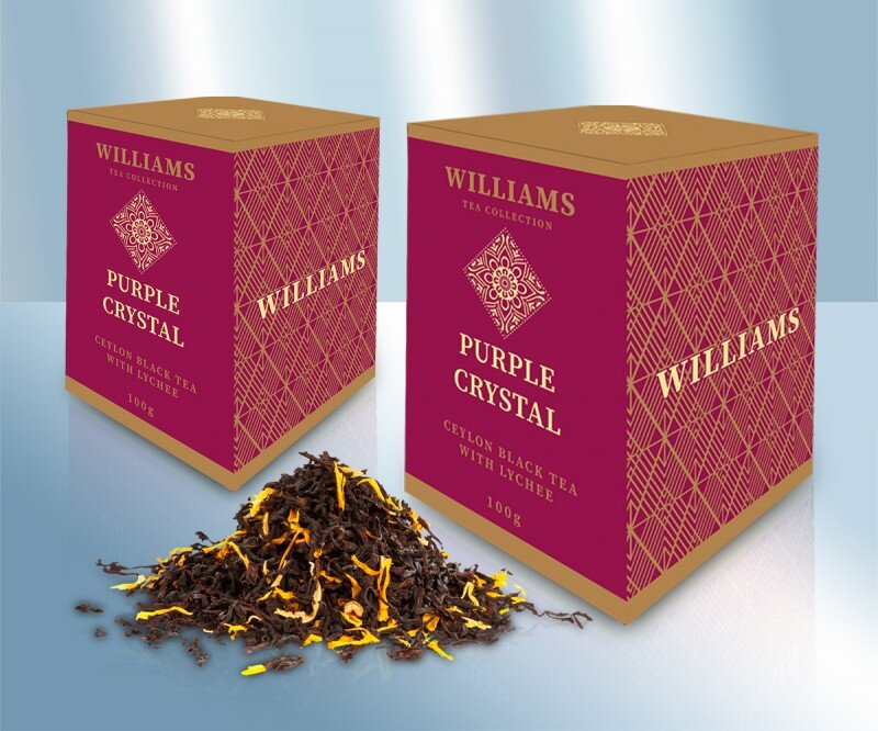 Chá preto de folhas soltas "Villyams Vaylet Kristal", 100 g
