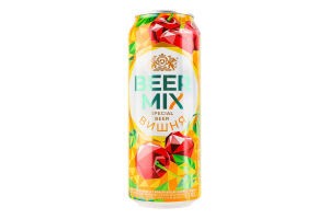 Пиво 0,5л 2,6% Beermix cherry Оболонь ж/б 