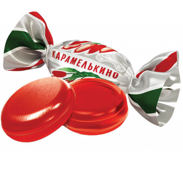 Doce russo. Doces russos "Barbaris", "ROSHEN", Ucrânia, 100 g
