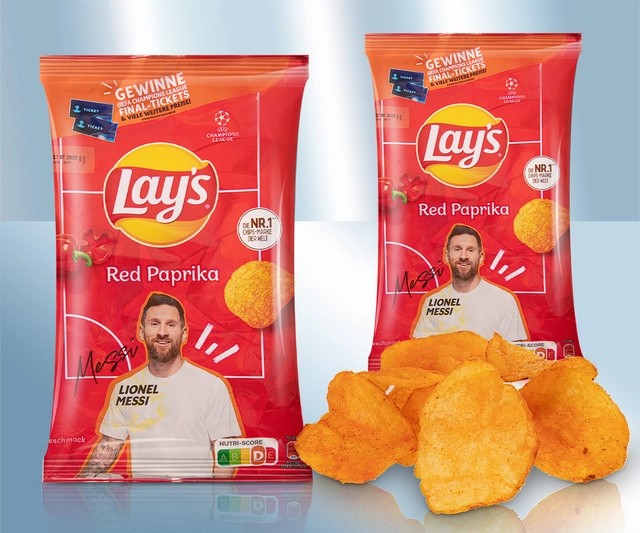 Papas fritas "Lays", con sabor a pimentón 150g