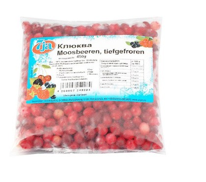 Клюква замороженная 450g