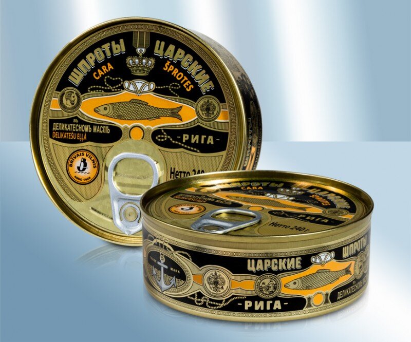 Шпроты в масле "Царские", 240 г