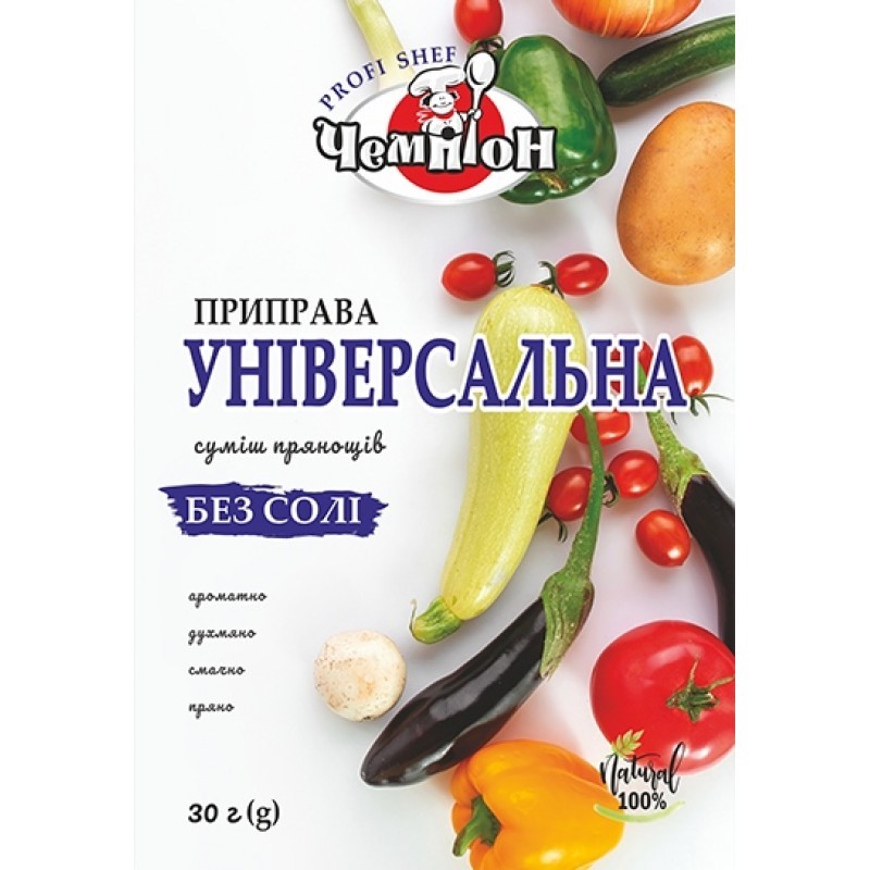 Приправа Чемпион без соли Универсальная 30 г
