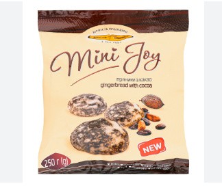 Пряники с какао Mini Joy Київхліб м/у 250г
