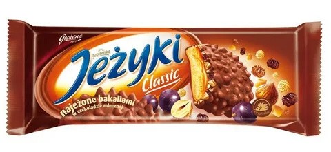 Печенье скарамелью, фундуком изюмом и воздушным рисом, в молочном шоколаде 140г