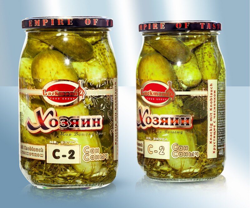 Огурцы консервированные, 880 г