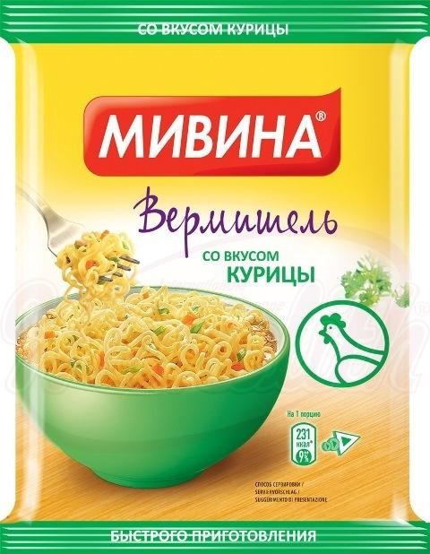 Вермишель быстрого приготовления "Мивина" со вкусом курицы, 50 г