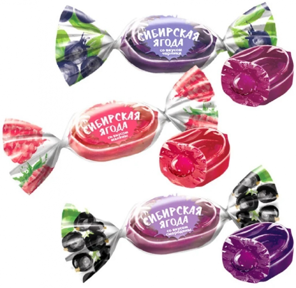 Caramelos de bayas siberianas, 100 g