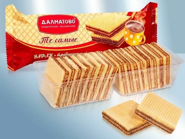 Вафли "Tе самые" классические, хрустящие, 250 г