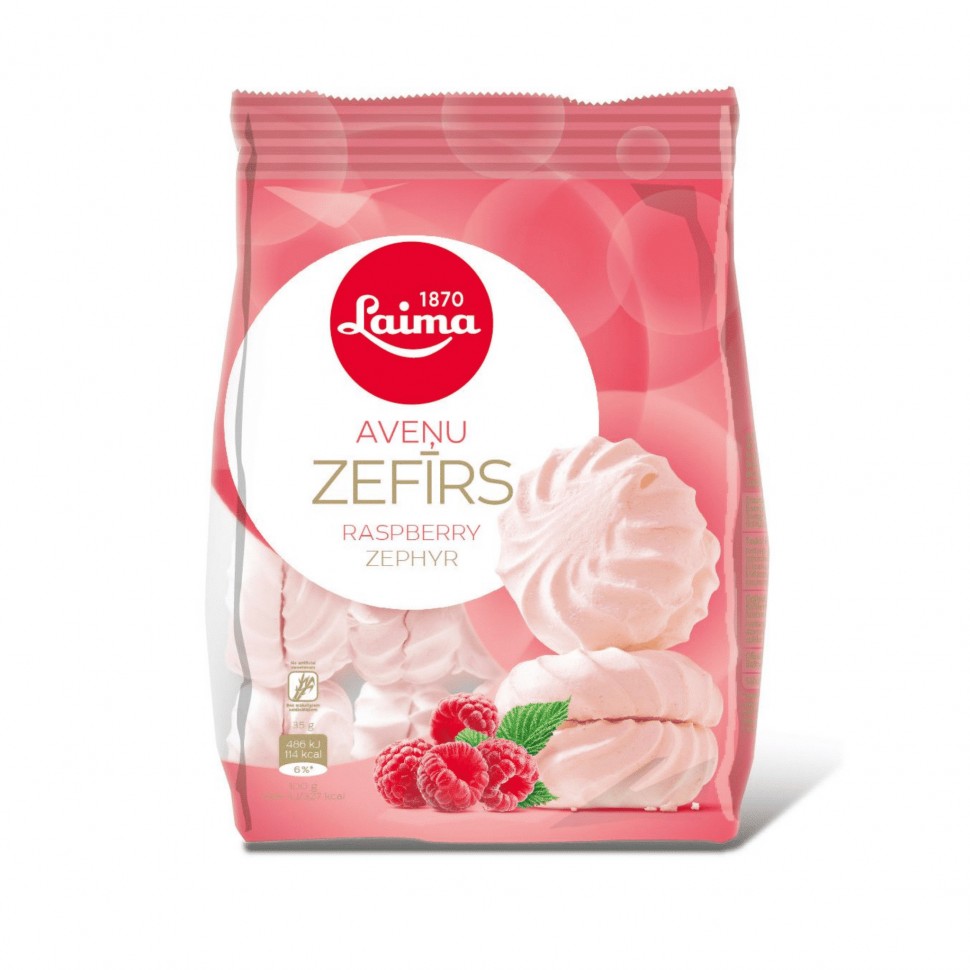 Малиновый зефир  Laima 200г 