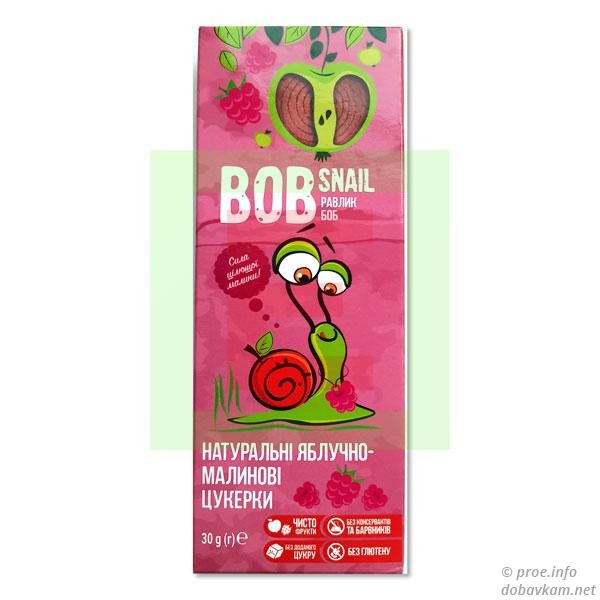 Натуральные фруктов-ягодные конфеты «Яблоко-Малина» BOB SNAIL 30г