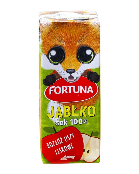 Сок яблочный Fortuna, 200 мл
