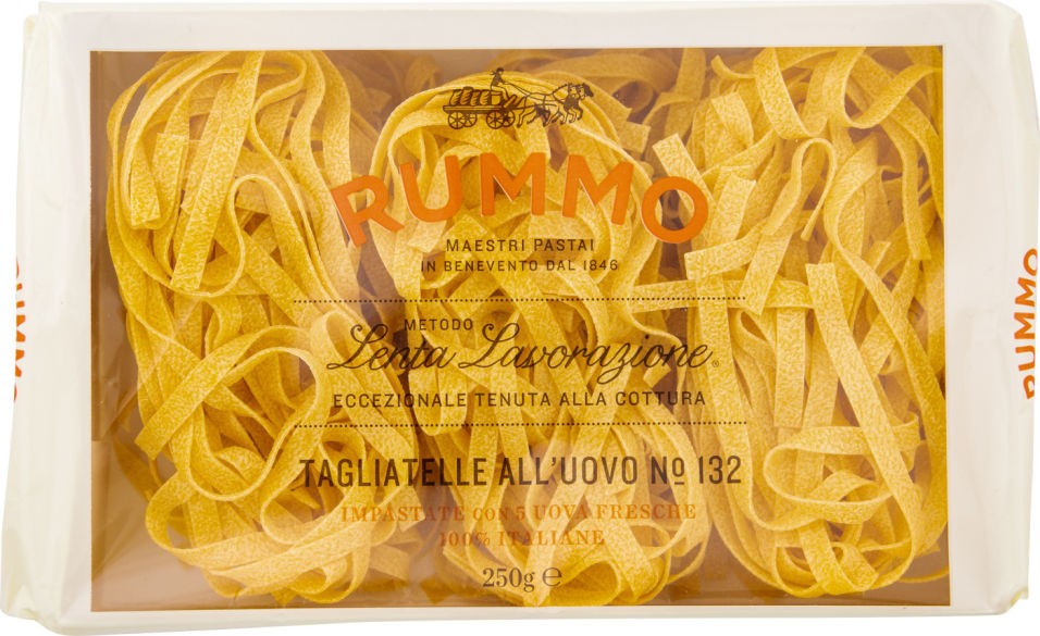 Макарони Rummo Tagliatelle All&#39;Uovo №132 250г Руммо