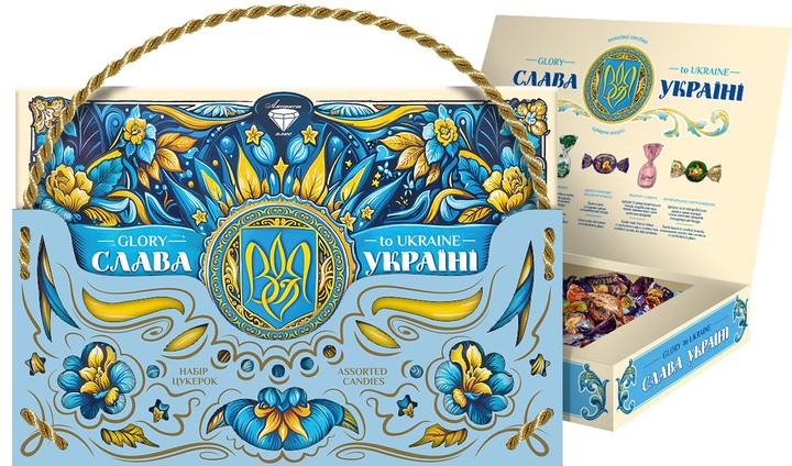 Цукерки Аметист Слава України 500г