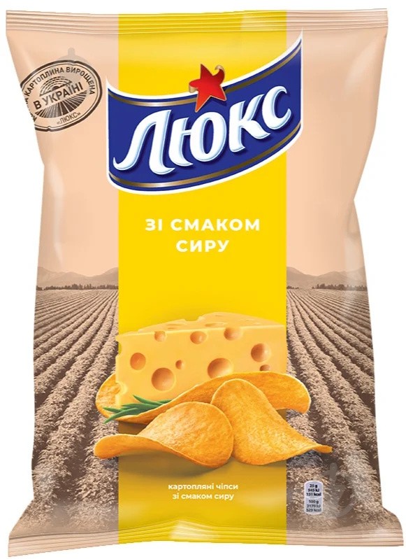 Чипсы Люкс Люкс сыр 133г