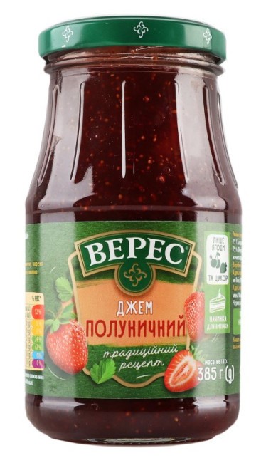 Джем клубничный 385г  Veres
