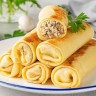 Блинчики с начинкой курица с грибами 500г