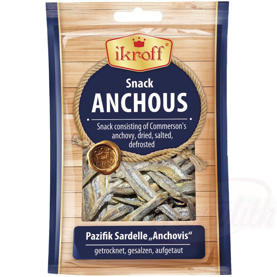 Snack de anchoas secas Ikroff, 36g