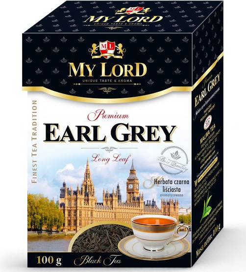 Te negro de hojas sueltas "My Lord" Earl Grey, 100 г