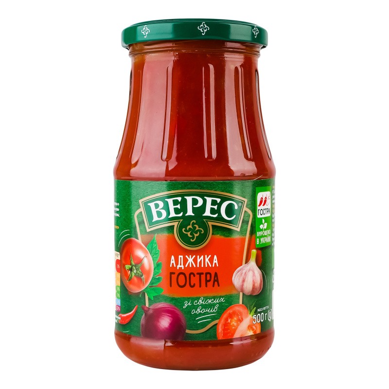 Аджика Верес гостра, 500г 