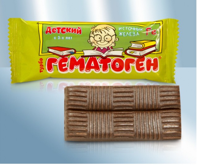 Bar Hematogen para niños turbo "Shkolnik"