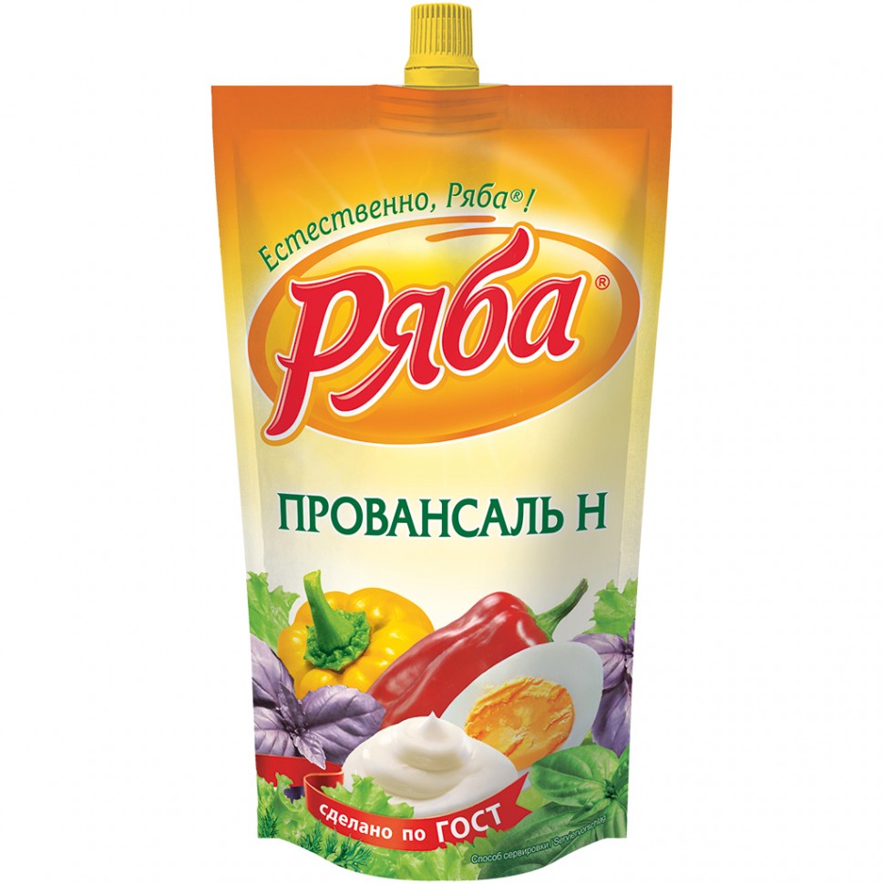 Mayonesa rusa "Ryaba" classic provansal, 400 g
