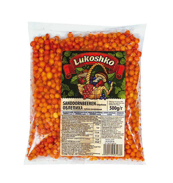 Espino amarillo congelada, 500 g