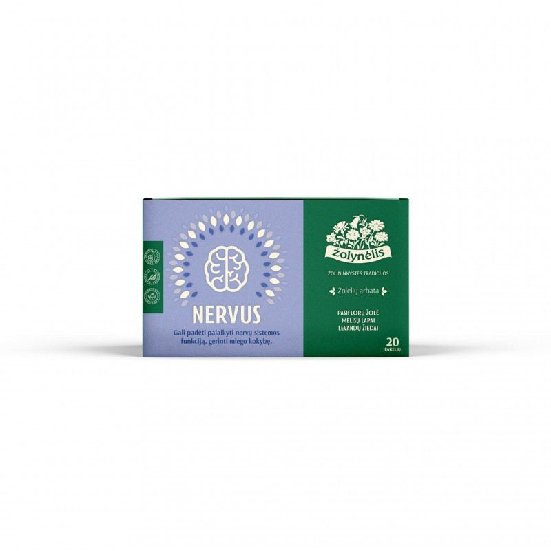 TÉ DE HIERBAS NATĖJA NERVUS, 20 UNDS.