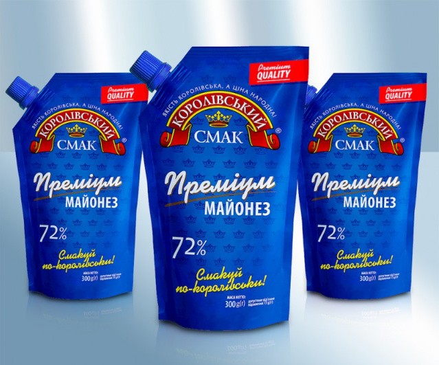Салатний крем (майонез), жирність 72%, Преміум 0,3 кг