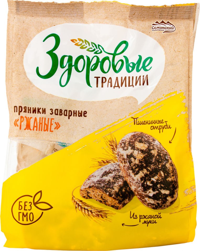 Пряники заварные Ржаные 340г
