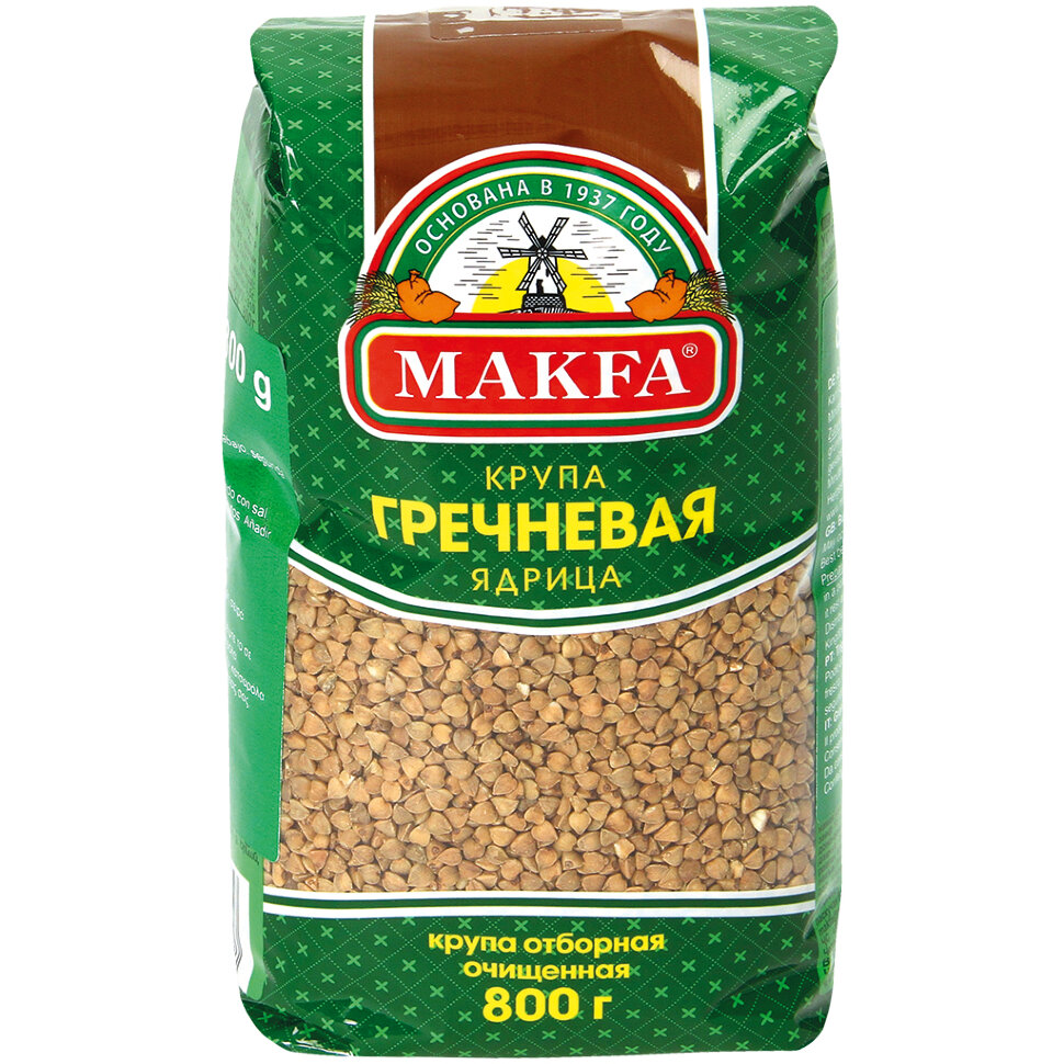 Крупа гречневая "Макfа", 800 г