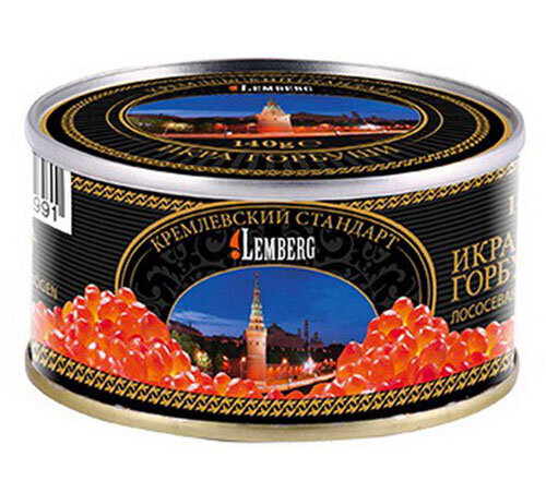 Икра лососевая горбушa "Кремлёвский стандарт", 90 г