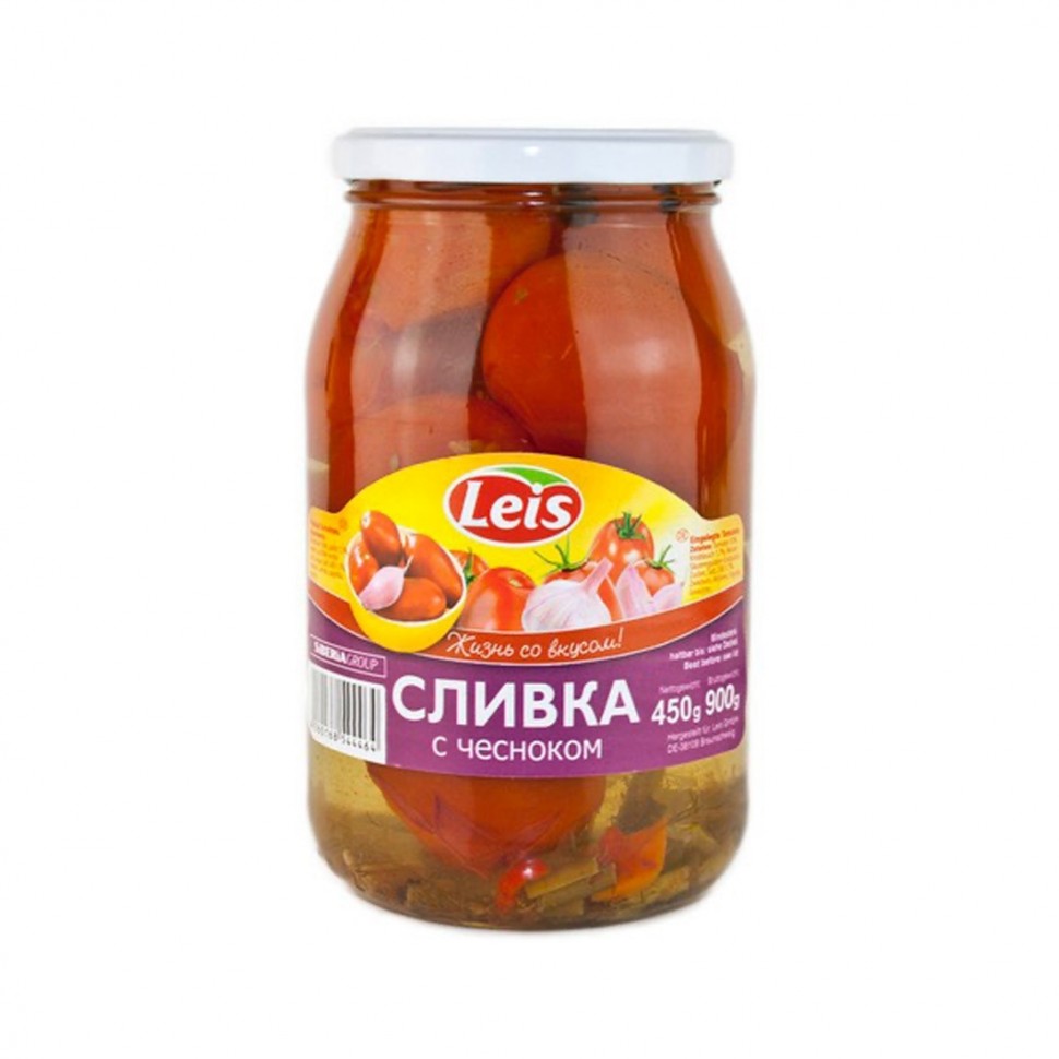 Томаты slivka с чесноком 880 г