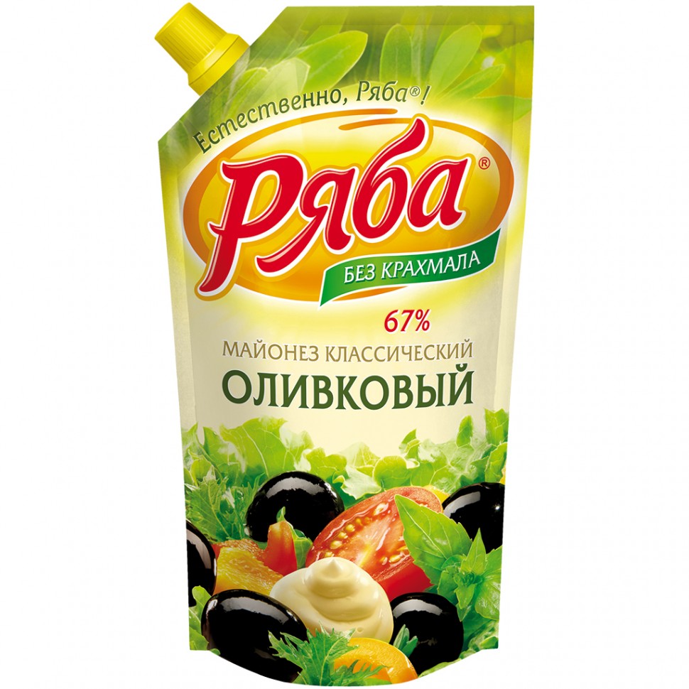 Майонез "Ряба" оливковый , 200 мл