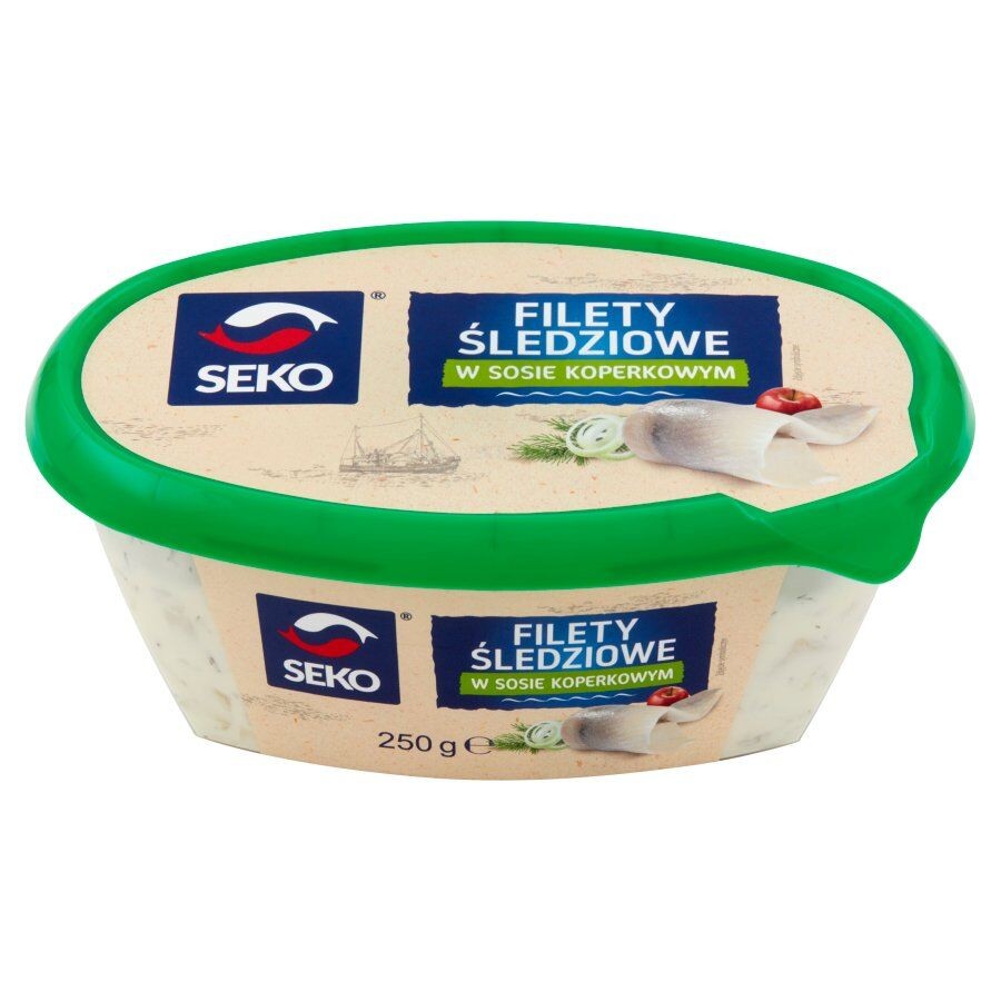 Филе сельди Seko в укропном соусе, 250 г