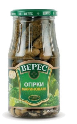 Огірки мариновані верес 500 г