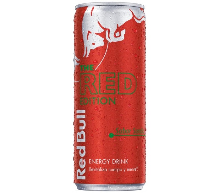 Bebida energética RED BULL CON sabor del SANDÍA, 250 ml