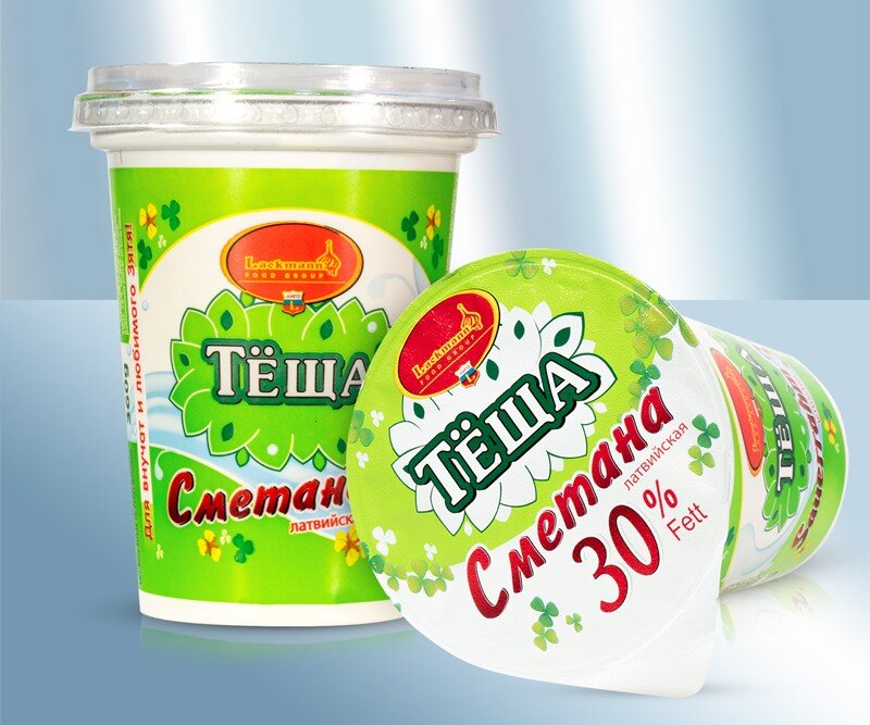 Сметана "Теща" 30% жирність, 360 г