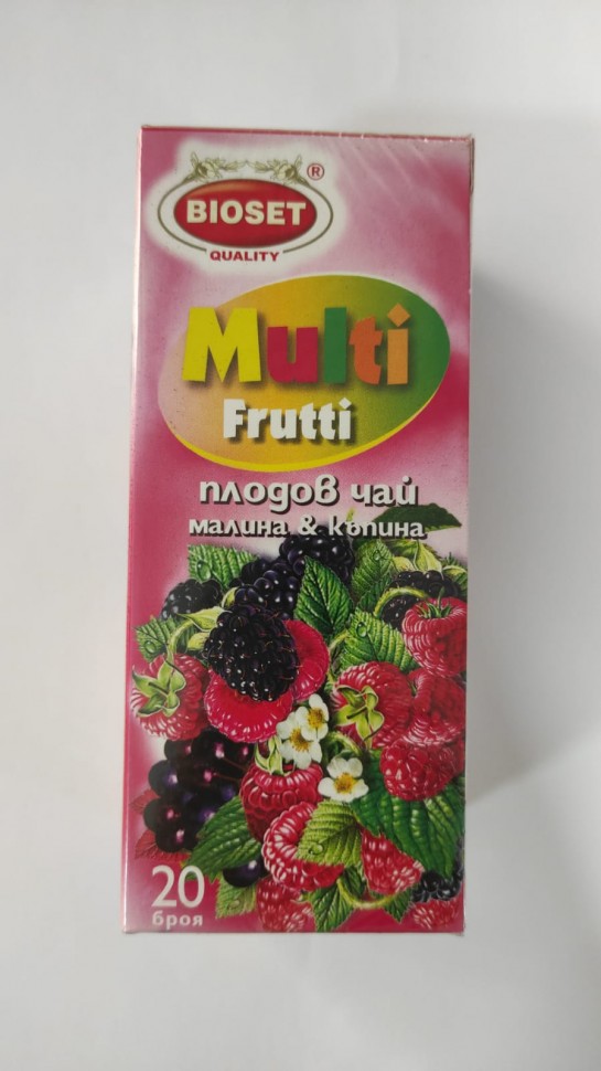 чай фруктовый bioset 20 пак малина яблоко
