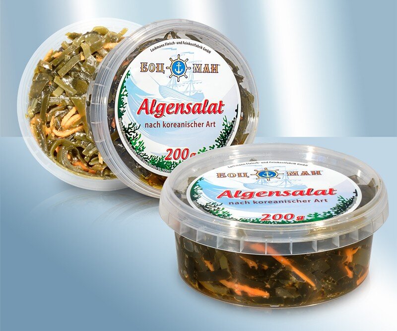 Морская капуста по-корейски с морковью, 200 г
