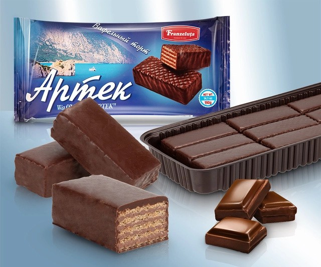 Вафельный торт Артек с какао-глазурью 190г