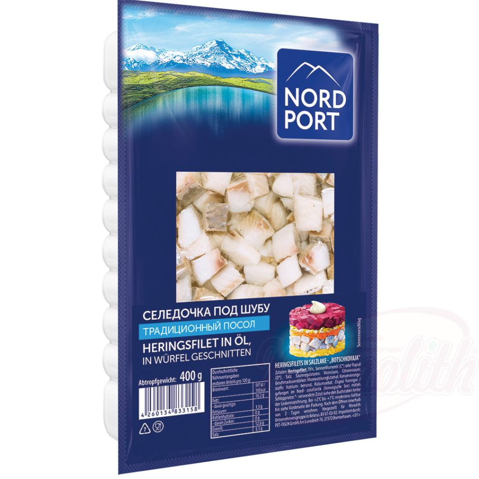 Arenque bajo abrigo de piel 400g